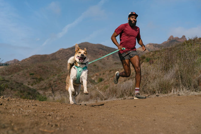 Batman runs ahead of marcus with a goofy smile on her face.