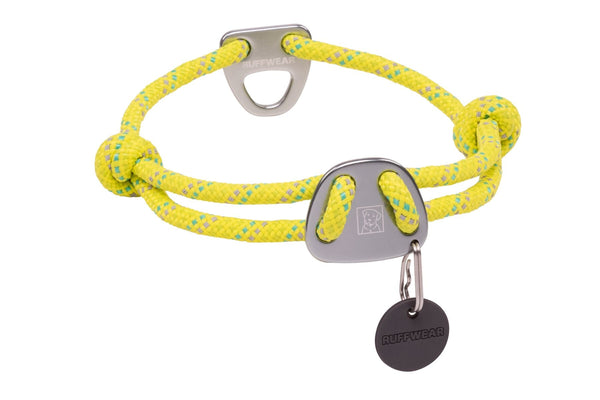 Knot-a-Collar  in lichen green.